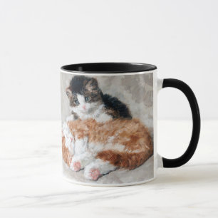Two Pair of Sweet Kittens by Henriette Ronner-Knip Mug