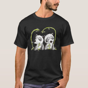 Two Panda Friends For Panda Bear Or Wild Animal T-Shirt