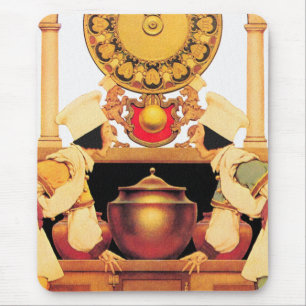 Two Pastry Cooks - by Maxfield Parrish Mouse Pad