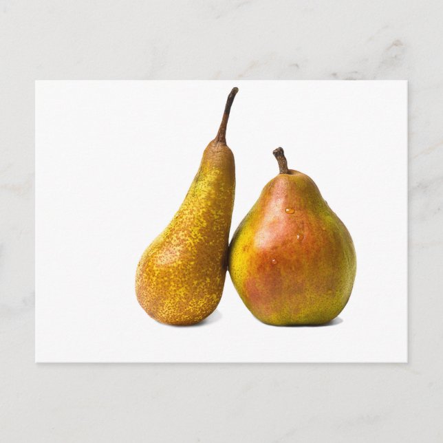 Two pears postcard (Front)