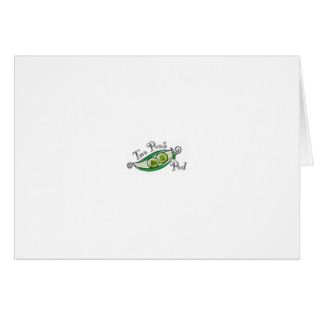 Two peas in a pod (Front Horizontal)