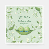 Two Peas in a Pod Baby Boy Twin Shower