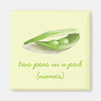 Two Peas in a Pod Couple Magnet