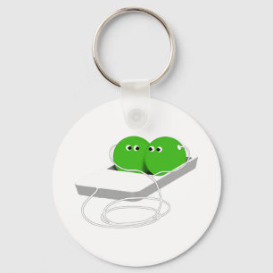 Two Peas In A Pod Key Ring