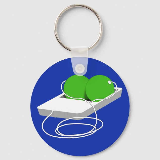 Two Peas in a Pod Key Ring (Front)