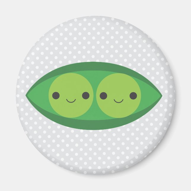 Two Peas in a Pod Magnet (Front)