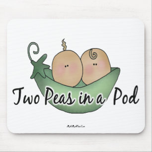Two Peas In A Pod Mouse Pad
