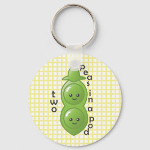 Two Peas in a Pod - Peas Key Ring