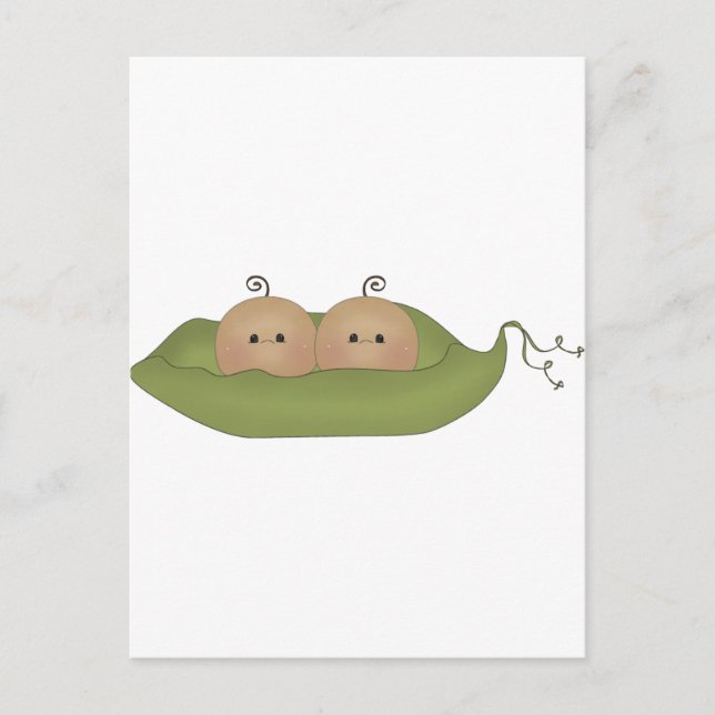Two Peas In A Pod Postcard (Front)