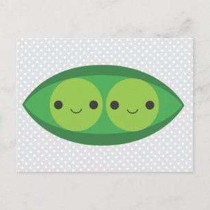 Two Peas in a Pod Postcard