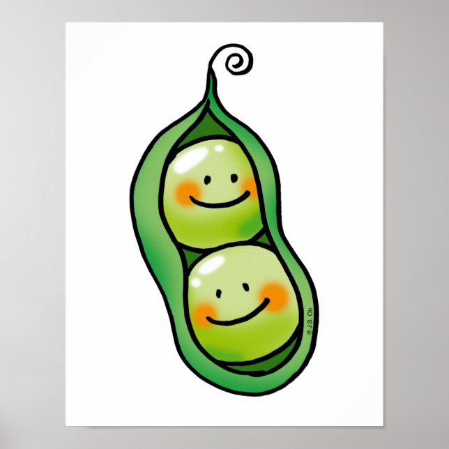 Two peas in a pod poster (Front)