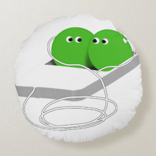 Two Peas In A Pod Round Cushion