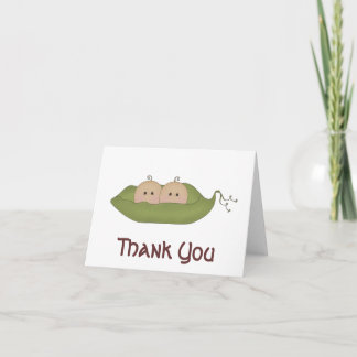 Two Peas in a pod Thank You Card