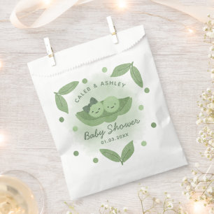 Two Peas In a Pod Twin Boy Girl Baby Shower Favour Bags