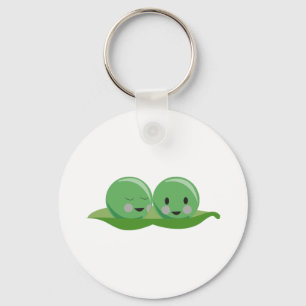 Two Peas Key Ring