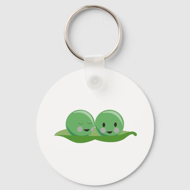 Two Peas Key Ring (Front)