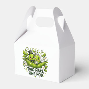 Two Peas One Pod Wedding Favour Box