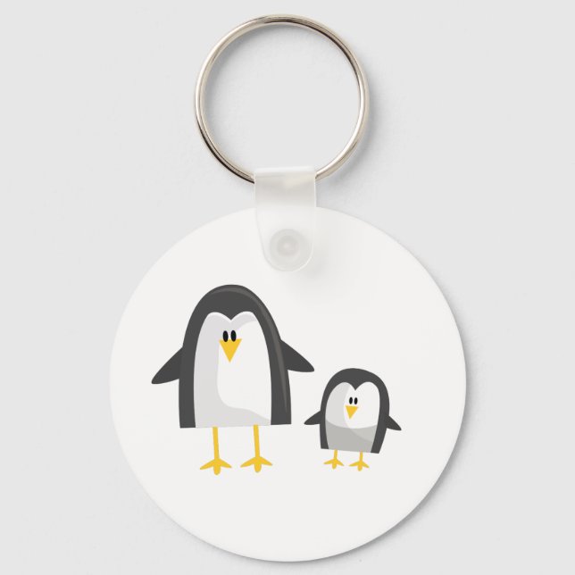 Two Penguins Key Ring (Front)