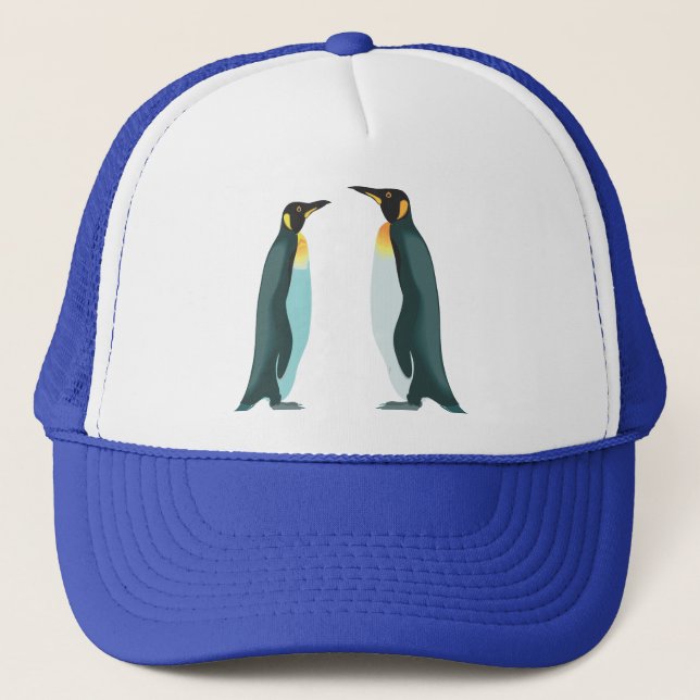 Two Penguins Trucker Hat (Front)