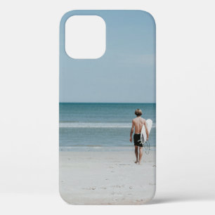 Two person walking on coast iPhone 12 case