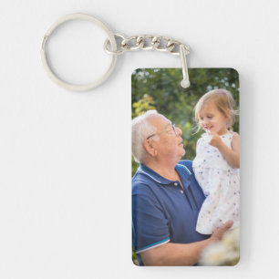 Two Photo Double Sided Create Your Own Photo  Key Ring