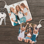 Two Photo Double Sided Friends Key Ring<br><div class="desc">Create a personalised keepsake with this custom double-sided photo keychain, perfect for best friends or a group of friends! Feature two different photos—one on the front and another on the back—to capture your favourite memories. Whether it’s pictures of family, pets, or any other cherished moments, this keychain lets you showcase...</div>