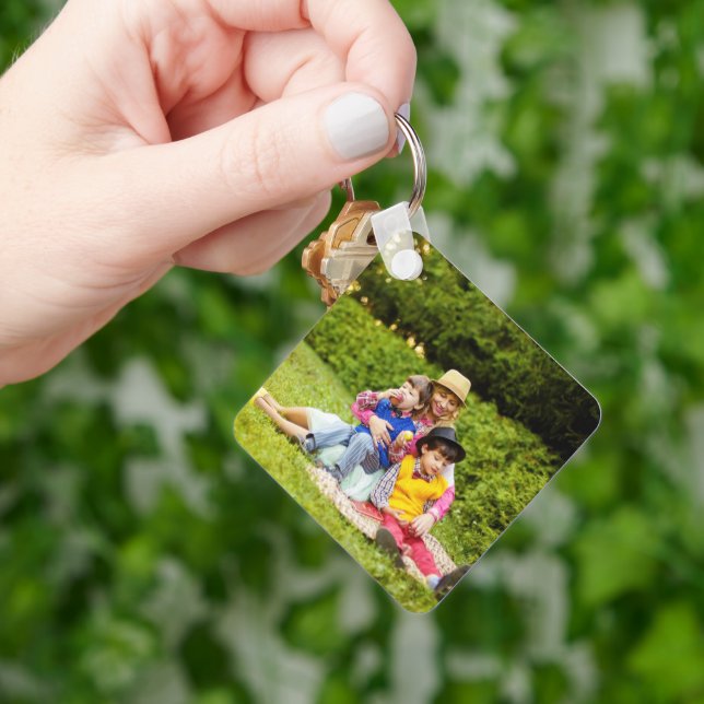 Two Photo | Double Sided Key Ring (Hand)