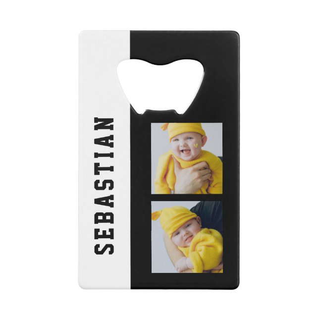 Two Photo Template And Name Personalised (Front)