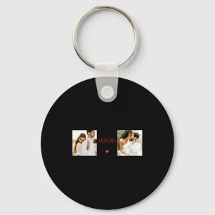 Two Photos Happy Valentines Day Couple Gift T Shir Key Ring