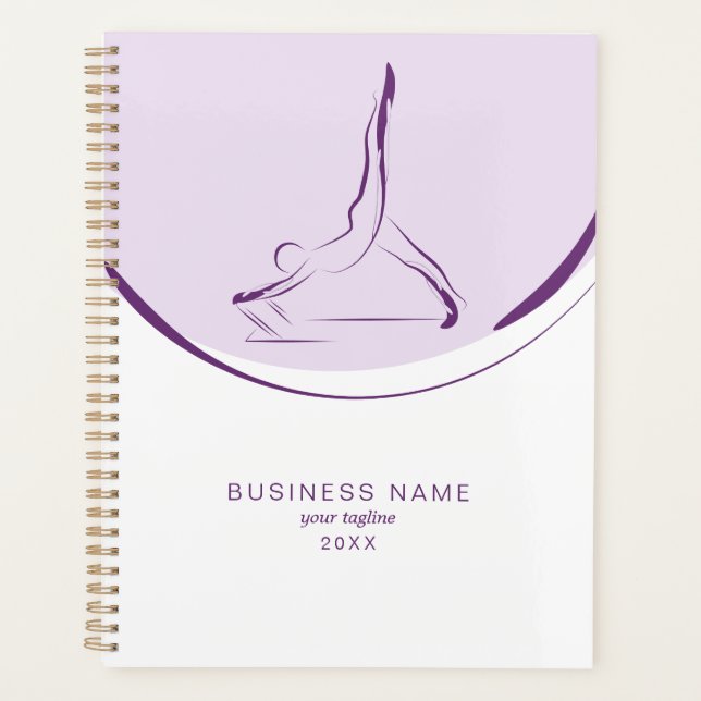 Two Pilates Poses on the Reformer | Colour Planner (Front)