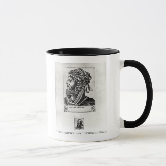 Two portraits of Catullus Mug (Right)