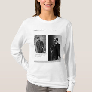 Two portraits of George Eastman 1884 and 1890 T-Shirt