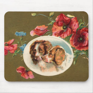 Two Precious Spaniels Mousepad