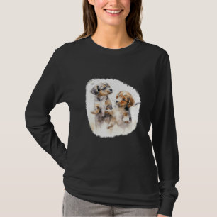 Two puppies in watercolour style T-Shirt