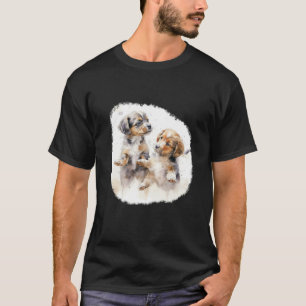Two puppies in watercolour style T-Shirt