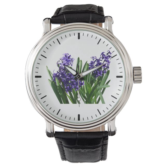 Two Purple Hyacinths Watch (Front)