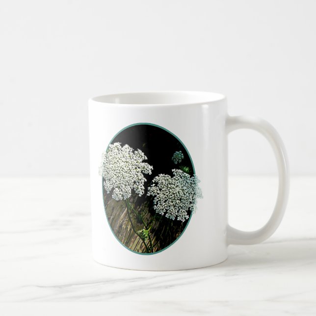 Two Queen Anne's Lace Coffee Mug (Right)