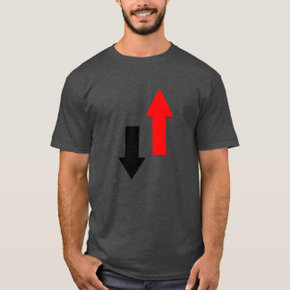 Two Red black arrows pointing up down direction T-Shirt