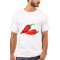 Two Red Chilli Peppers on Side
