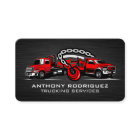 Two Red Towing Trucks