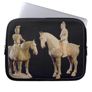Two Riders, Chinese, Tang dynasty (618-906) (terra Laptop Sleeve