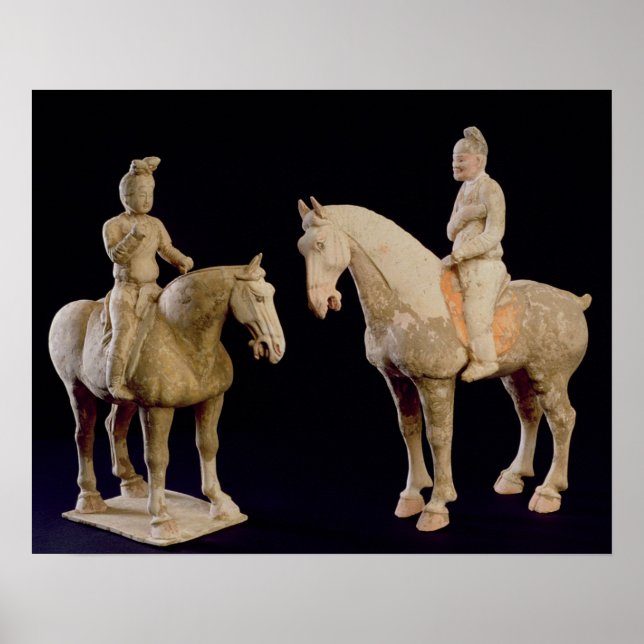 Two Riders, Chinese, Tang dynasty (618-906) (terra Poster (Front)