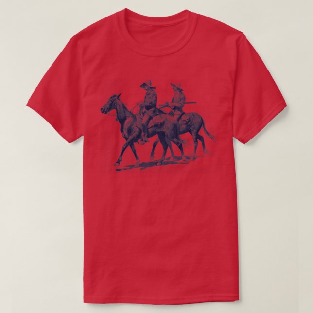 Two Riders on the Trail T-Shirt (Design Front)