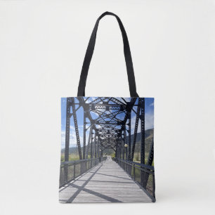 Two Rivers Bridge Tote Bag