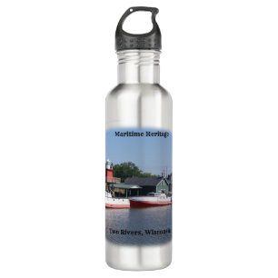 Two Rivers, Wisconsin Maritime Heritage 710 Ml Water Bottle