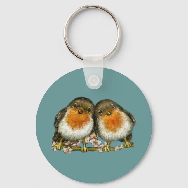 two robins key ring (Front)