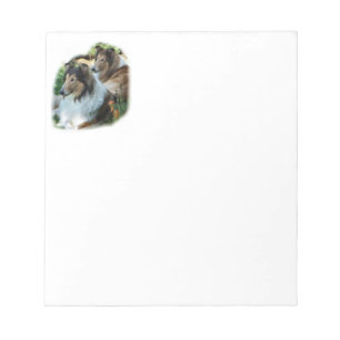 Two Sable Rough Collies Notepad