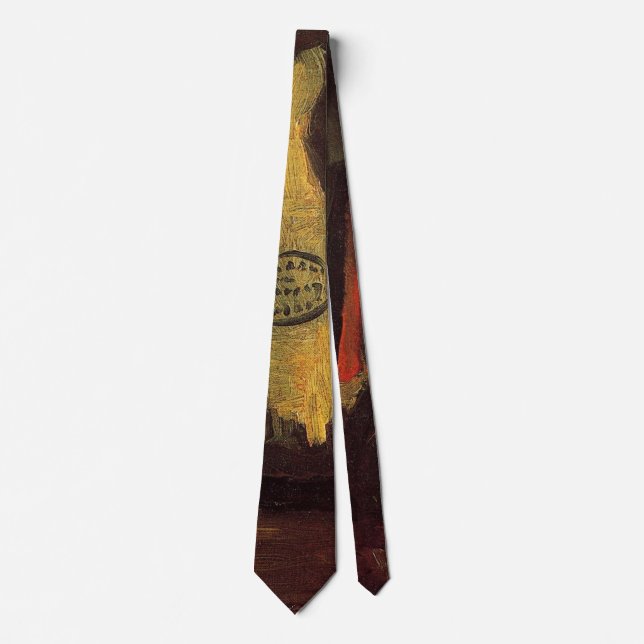 Two Sacks and a Bottle by Vincent van Gogh Tie (Front)