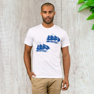 Two Sailing Ships Mens T-Shirt
