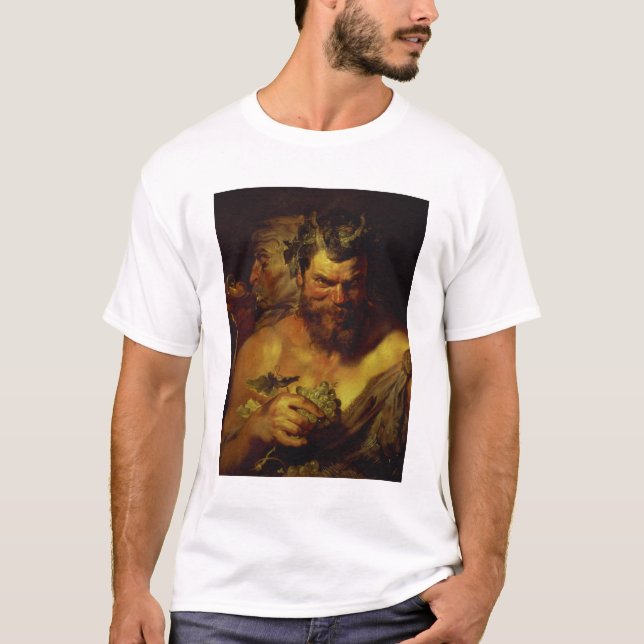 Two Satyrs (oil on panel) T-Shirt (Front)